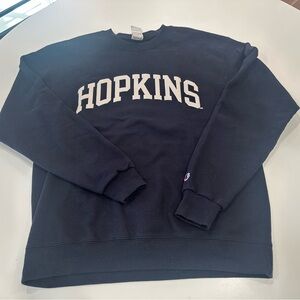 Champion Men's Crewneck Sweater in Dark Blue